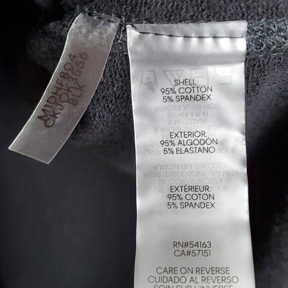 Calvin Klein Long-Sleeve French Terry Top Size XL NWT - Picture 6 of 6